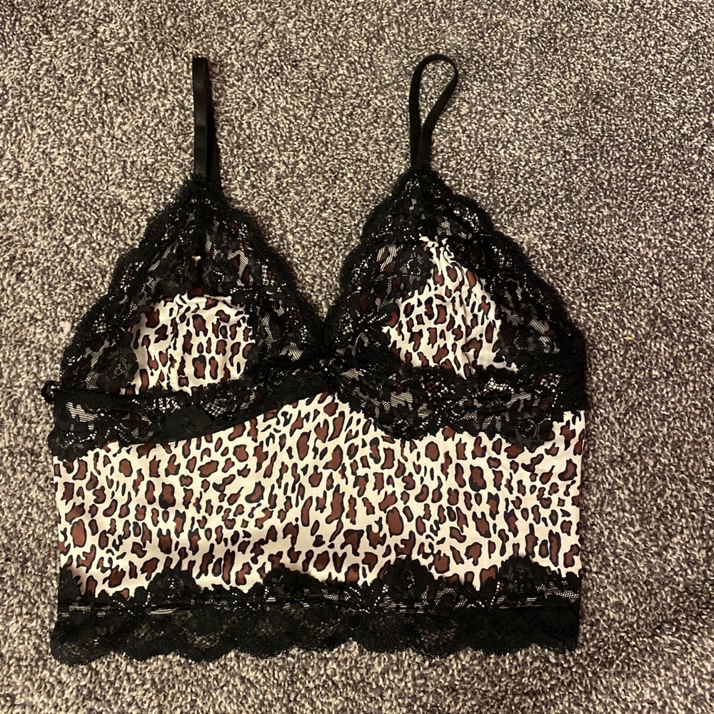 Cheetah tank crop top